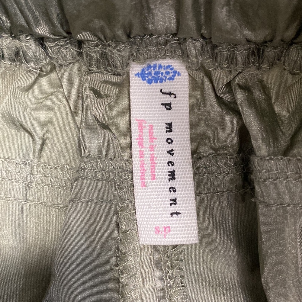 Free People The Way Home Jogger Pants Women's Small Pull On Green - Picture 9 of 10